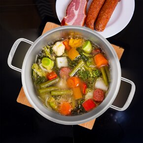 Kastrol ANETT Glass s poklicí 6,4 l