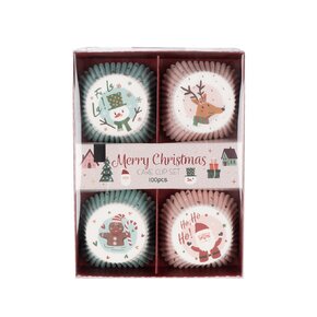 Cukrářský košíček vánoční pr. 5 cm 100 ks 