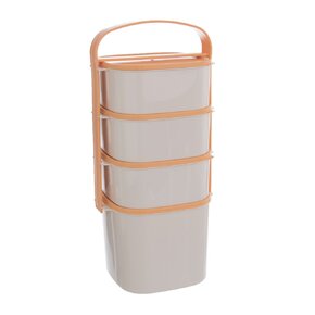 Jídlonosič 1x2 l a 3x1,15 l s víčky