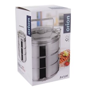 Jídlonosič 3x1,3 l s víčky