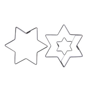 Vykrajovačka hvězda sada 2 ks