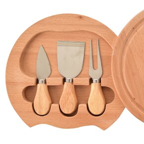 Krájecí prkénko s kráječi na sýr pr. 21,5 cm