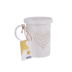 Hrnek s pokličkou Light srdce 0,42 l