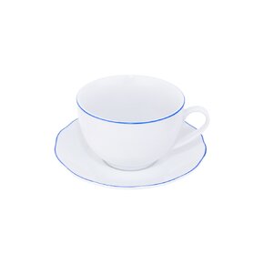 Hrnek s podšálkem Blue line 0,28 l