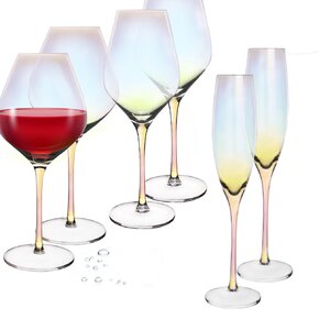 Sklenice na sekt Luster 0,22 l 2 ks