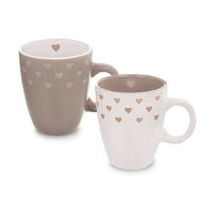 Hrnek Love me SRDCE 0,14 l 2 ks 
