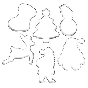 Vykrajovačka DOMKY Vánoce 6 ks