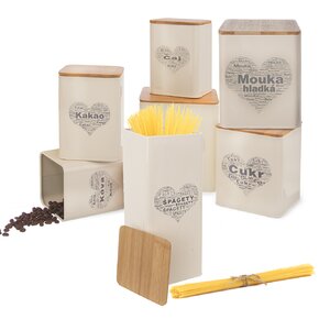 Dóza Špagety SRDCE 11,5x11,5x28,5 cm