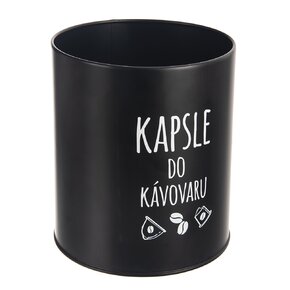 Dóza pr. 16 cm Kapsle BLACK