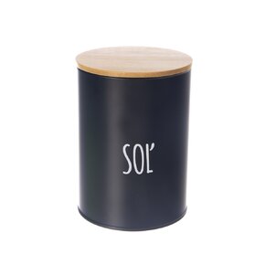 Dóza Soľ BLACK pr. 11 cm 