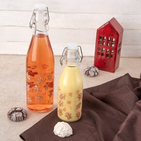 Láhev s klip uzávěrem PERNÍČEK 0,52 l 