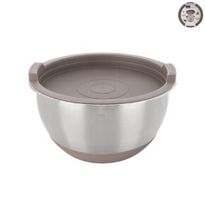 Miska s víčkem BEIGE pr. 15,7 cm
