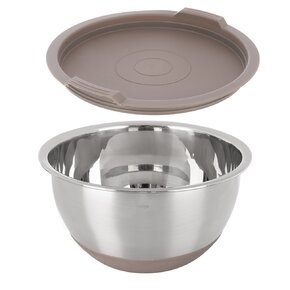 Miska s víčkem BEIGE pr. 15,7 cm