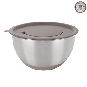 Šlehací mísa s víkem BEIGE pr. 21,7 cm