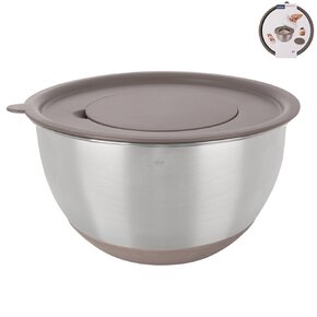 Šlehací mísa s víkem BEIGE pr. 25,7 cm
