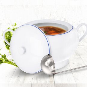 Polévková mísa Blue line s poklicí 2,6 l