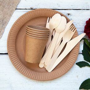 Mělký talíř NATURE pr. 22,5 cm  10 ks