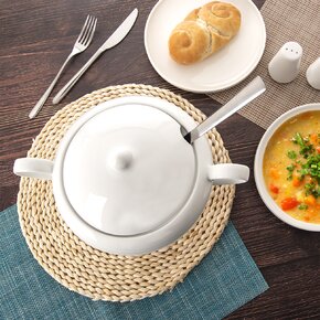 Polévková mísa MONA s poklicí pr. 21,5 cm