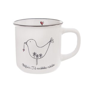 Hrnek Bird Mám tě rád/a 0,37 l