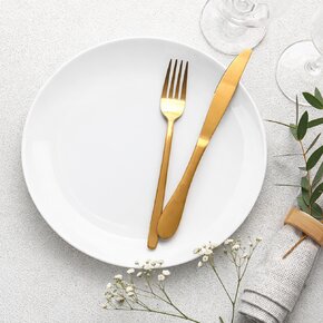 Mělký talíř MONA hladký pr. 26,5 cm