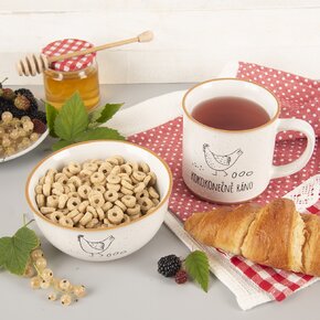 Miska STATEK slepice pr. 13,5 cm			