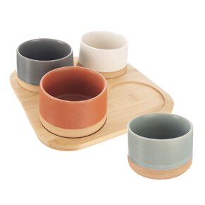 Servírovací misky s tácem