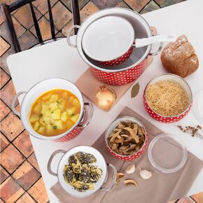 Miska TEČKA Lem s víčkem pr. 15,5 cm