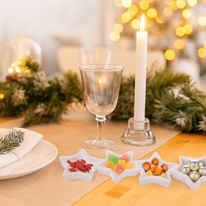 Servírovací miska dělená hvězda