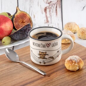 Hrnek NEKONEČNÁ LÁSKA kočka 0,1 l