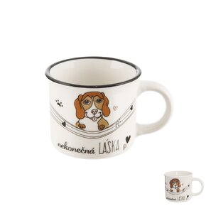 Hrnek NEKONEČNÁ LÁSKA pes 0,1 l