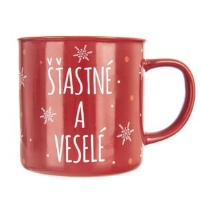 Hrnek VLOČKA Šťastné a veselé 0,51 l