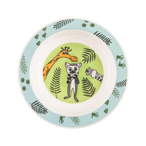 Hluboký dětský talíř safari pr. 16 cm