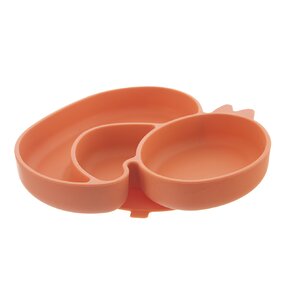 Dělený dětský talíř kačenka 19,5x19 cm