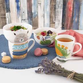 Hrnek s miskou dino 0,35 l