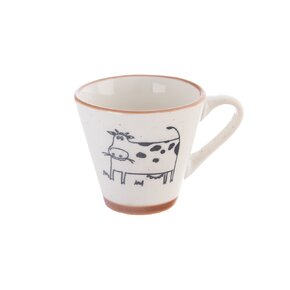 Hrnek STATOK kráva espresso 0,07 l