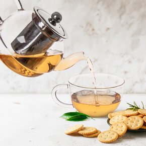 Čajová souprava s filtrem 2 ks