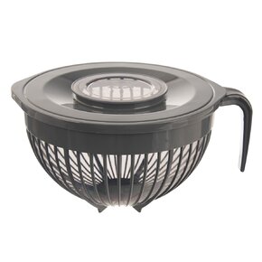 Šlehací mísa GREY s víkem pr. 21,5 cm