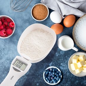 Kuchyňská váha digitální s miskou a rukojetí 1 kg