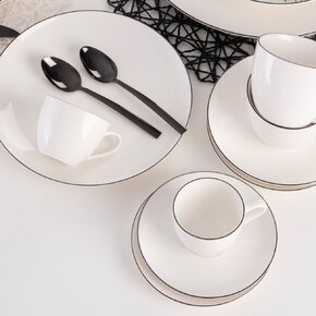 Hrnek s podšálkem Decora espresso 0,1 l 2 ks