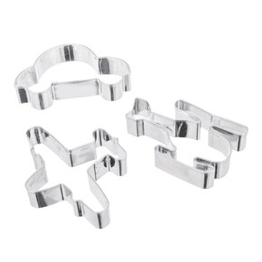 Vykrajovačka země-vzduch sada 3 ks