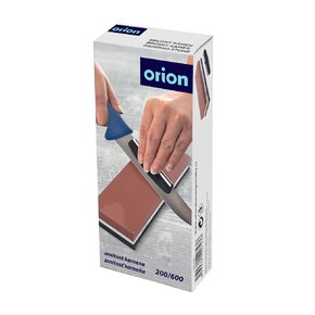 Brusný kámen s podložkou a úchytem na nože			
