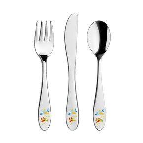 Jídelní dětské příbory letadla 3 díly