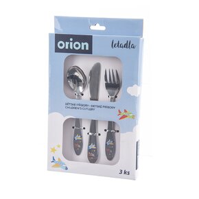 Jídelní dětský příbory letadla 3 díly