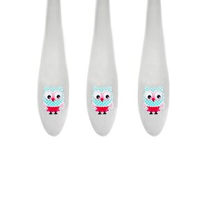 Jídelní dětské příbory SOVA 3 díly
