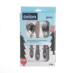 Jídelní dětské příbory SOVA 3 díly