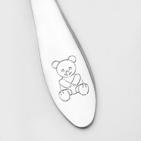 Polévková dětská lžíce medvídek 1 ks