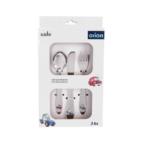 Jídelní dětský příbor AUTO 3 díly