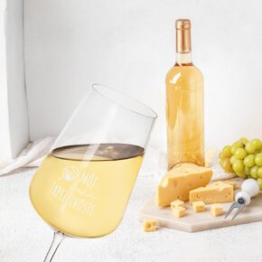 Sklenice na víno Môj pohár trpezlivosti 0,45 l 1 ks