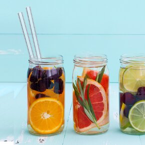 Nápojové brčko 4 ks s kartáčkem