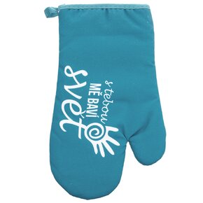 Kuchyňská chňapka S TEBOU MĚ BAVÍ SVĚT